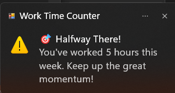 Work Flow Popup Notification Feature
